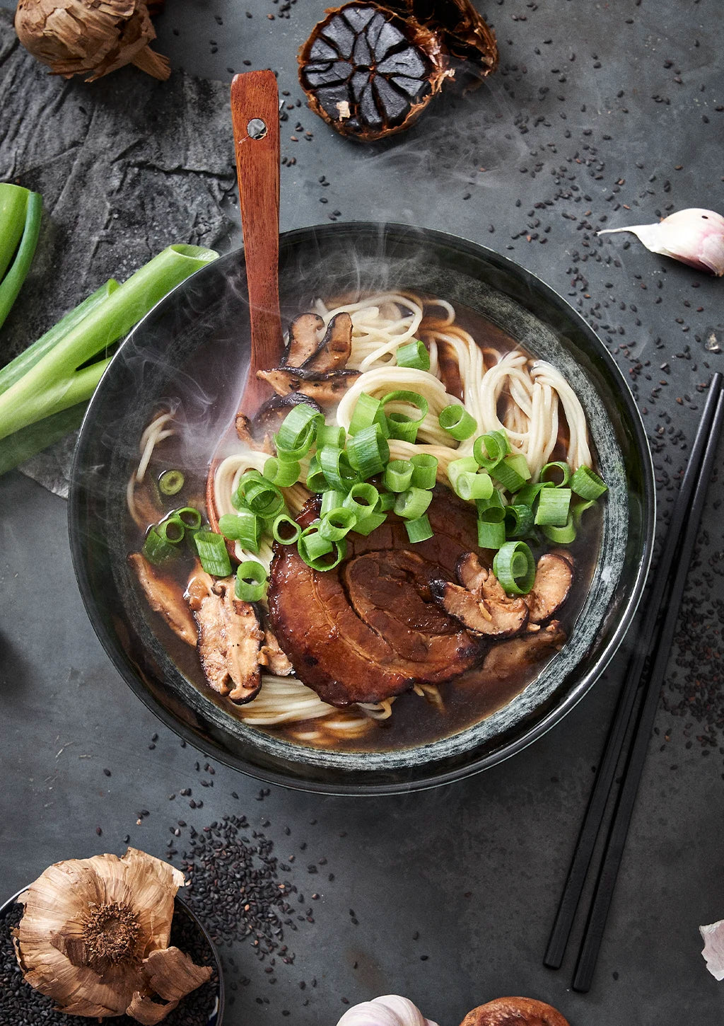 Black Garlic Ramen